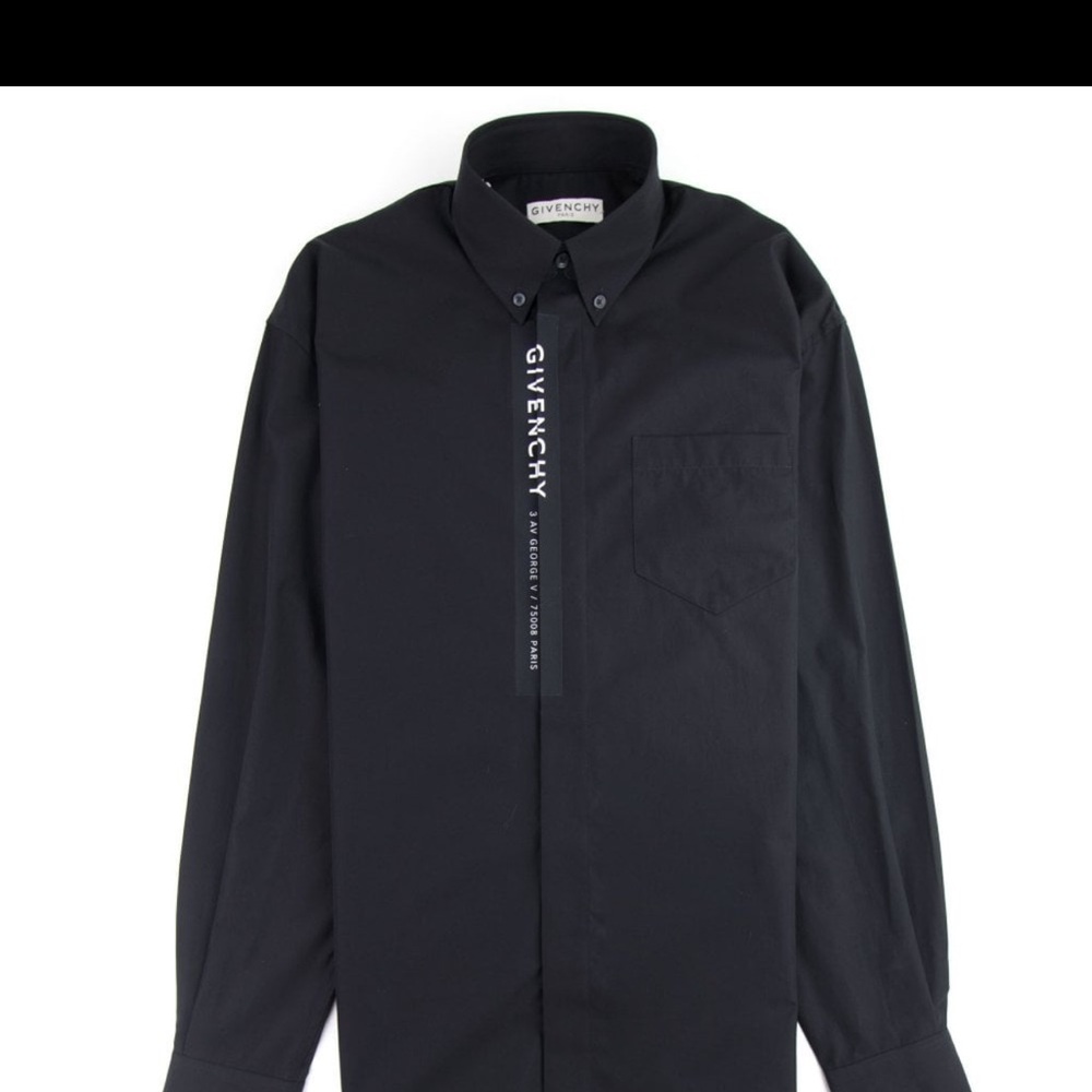 Givenchy Black Dress Shirt